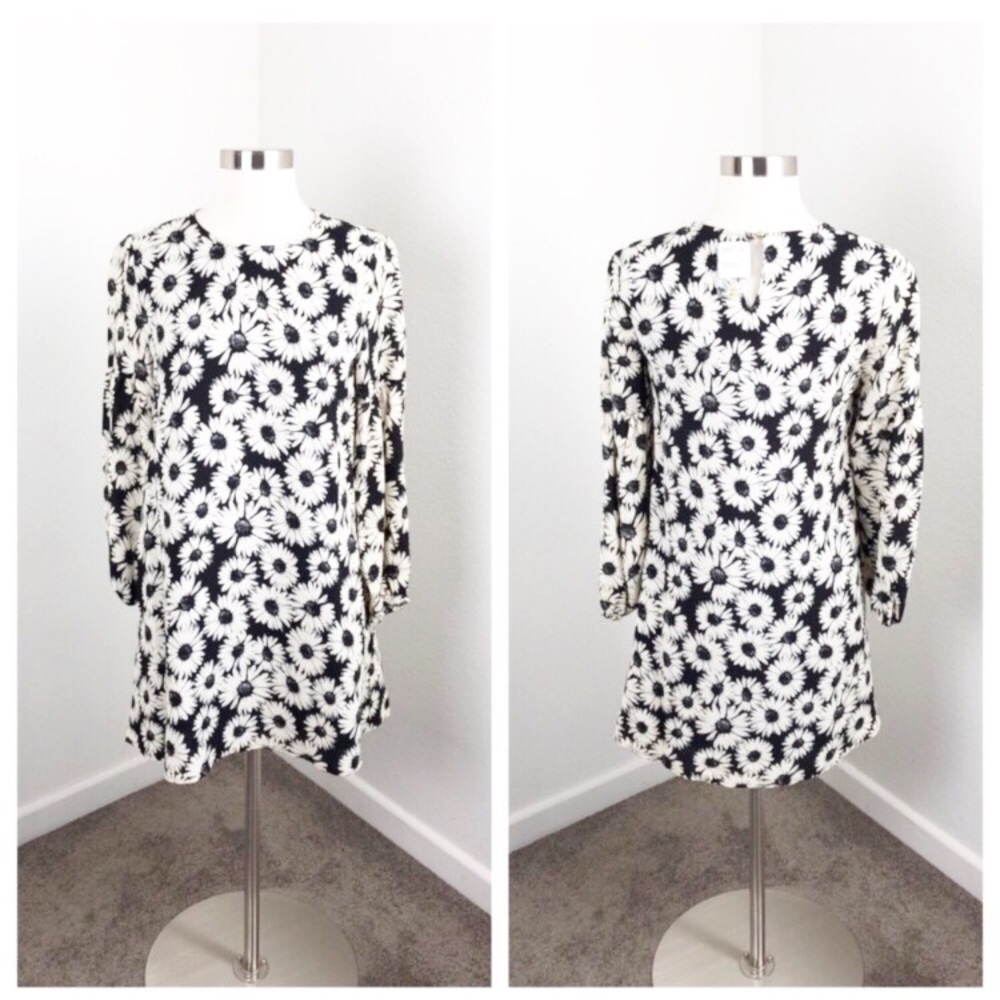 NEW Forever 21 floral long sleeve shift dress